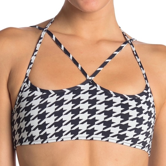 Frankies Bikinis Aleisha Top Houndstooth - Picture 1 of 5